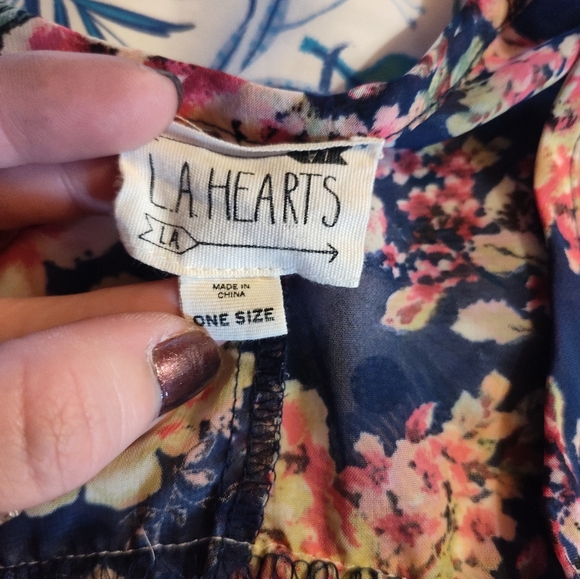 Floral Kimono Blouse - Picture 2 of 2